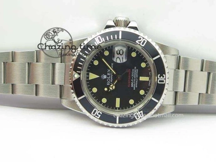 (Superlumed 200m Dial Hands) And black Best 1680 Edition Submariner 660ft A2836 Vintage 0215